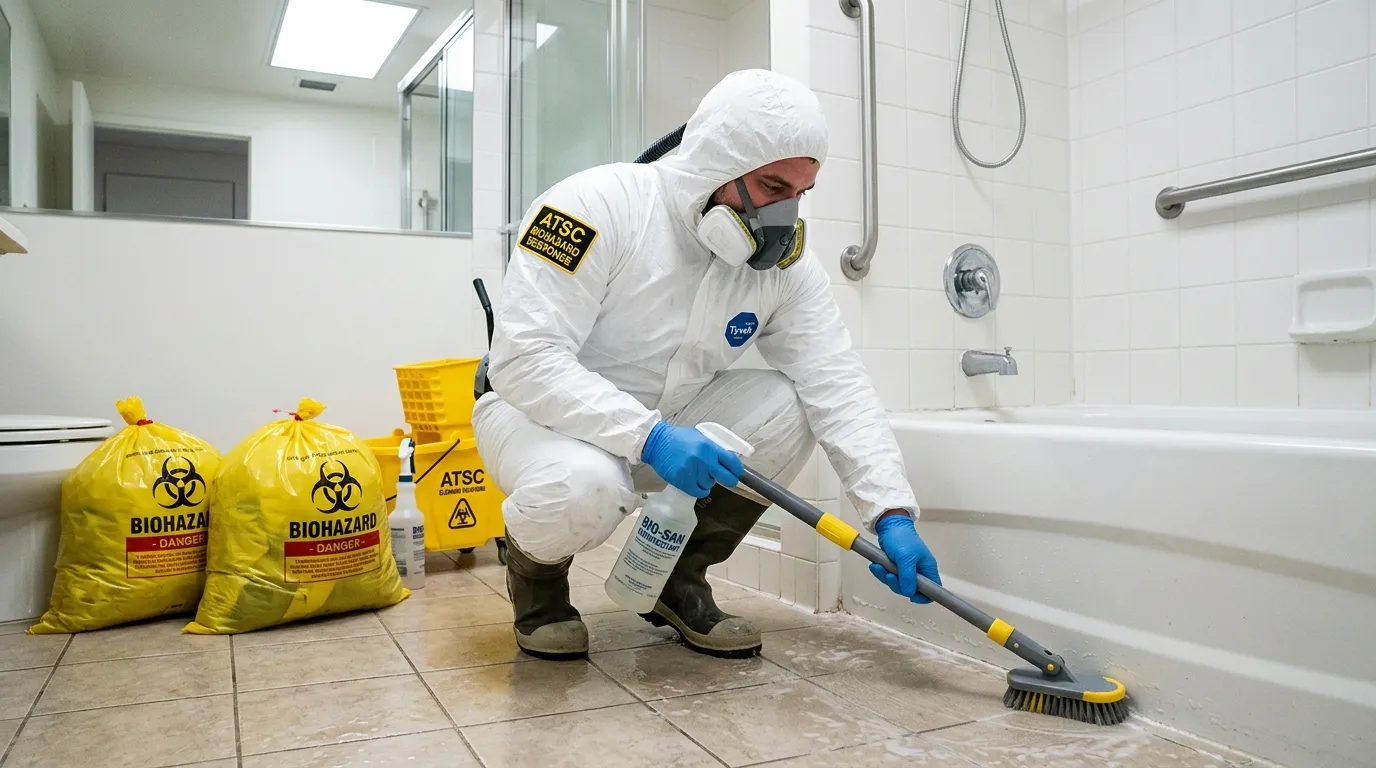 Decontamination equipment deployed for Blood Cleanup in Wabash